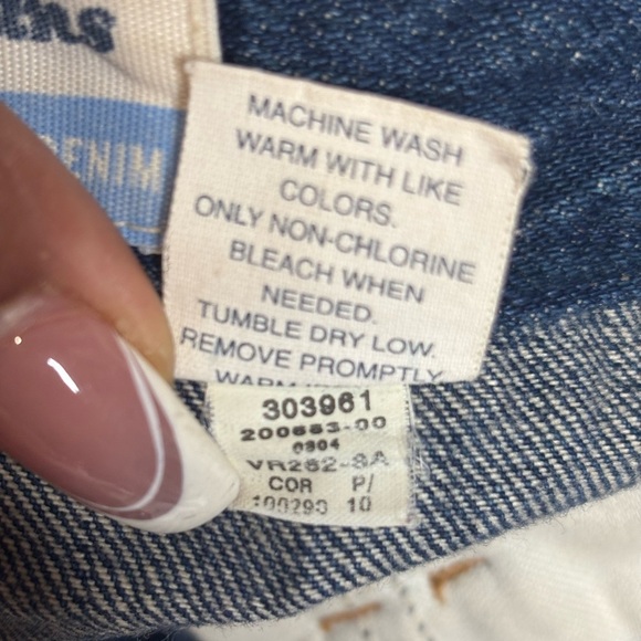 Old Navy Y2k Slit Front Denim Midi Skirt SZ 4 - Picture 3 of 4